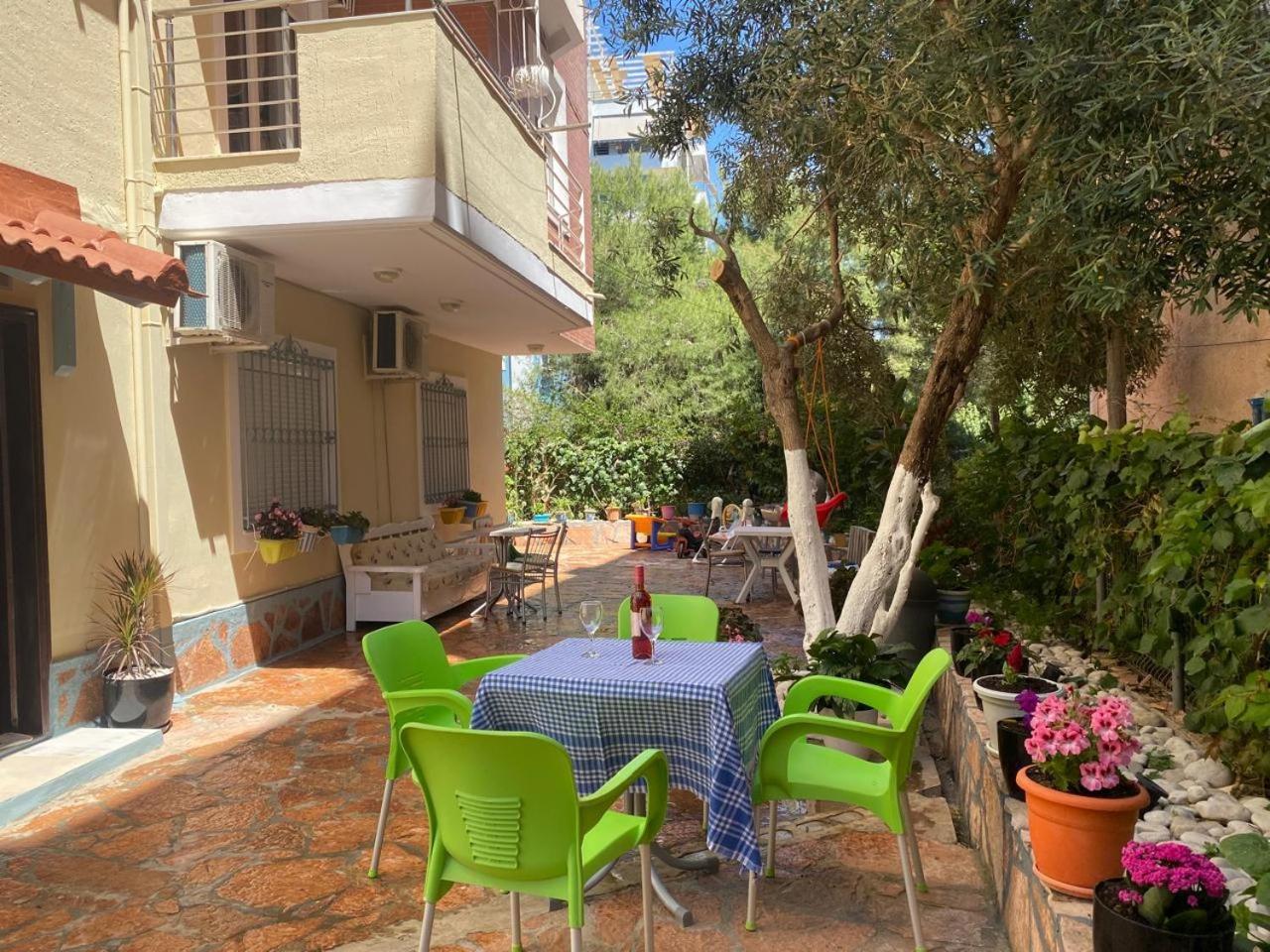 Olive Tree Apartment Sarande Bagian luar foto