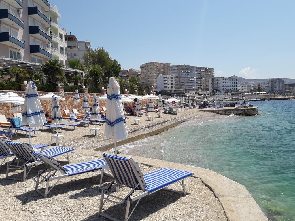 Olive Tree Apartment Sarande Bagian luar foto
