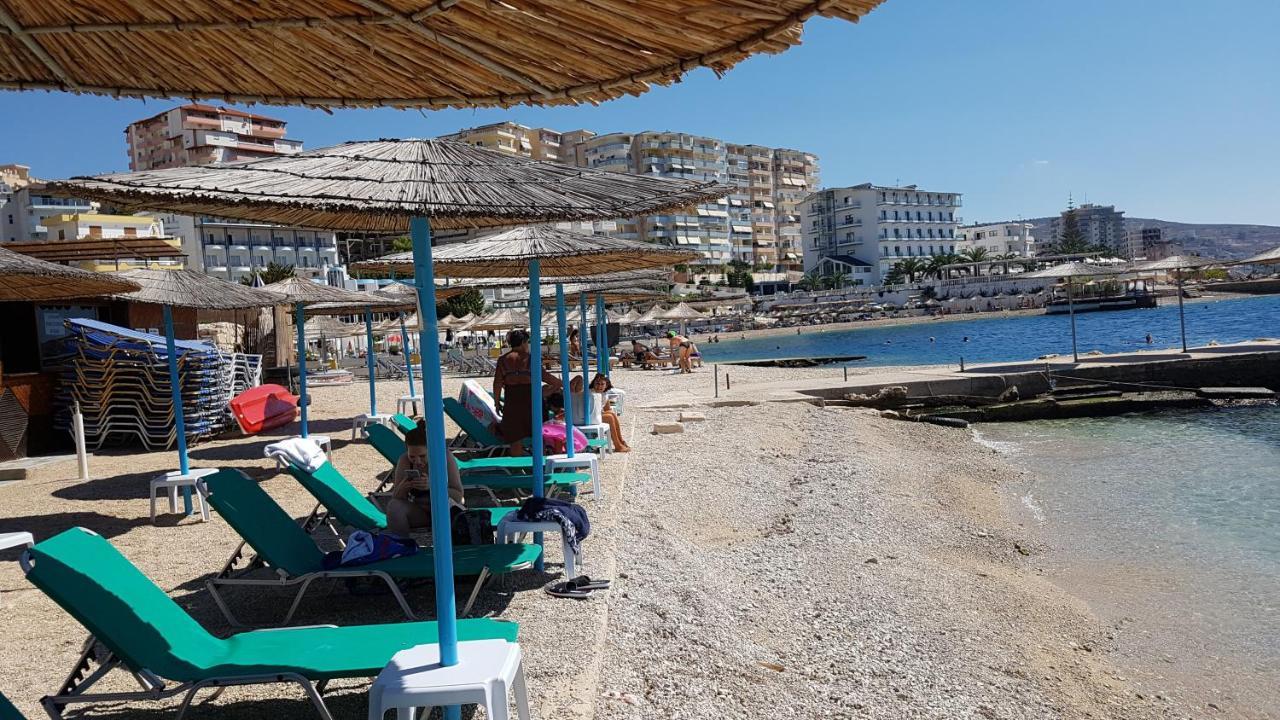 Olive Tree Apartment Sarande Bagian luar foto