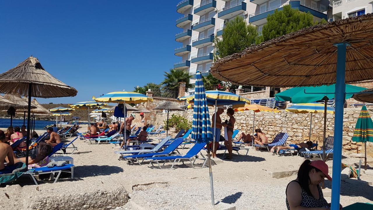 Olive Tree Apartment Sarande Bagian luar foto